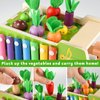 ASTARON 8 in 1 Montessori Wooden Toy, Fine Motor Toys, Hammering Pounding Toys Fishing Game Xylophone Shape Sorter Harvest Game for Toddler Preschool Learning Educational Toys