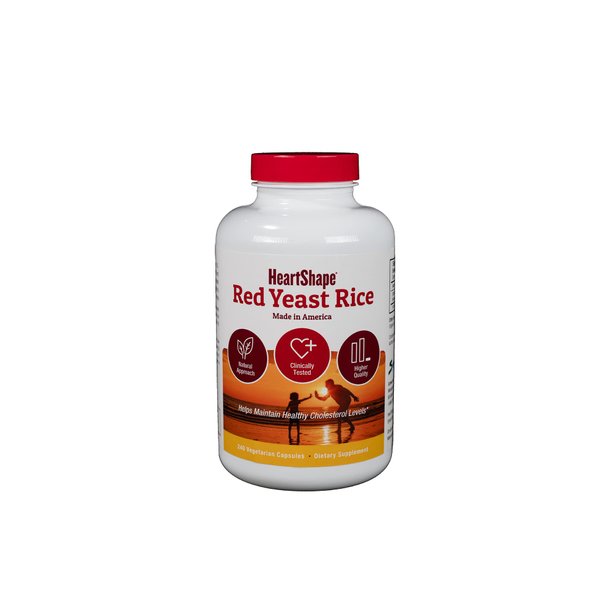HeartShape Red Yeast Rice 240 Count (Pack of 1)