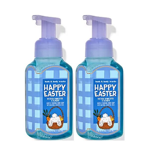 Bath & Body Works Tutti Frutti Candy Gentle Foaming Hand Soap 8.75 Ounce 2-Pack (Tutti Frutti Candy)