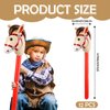 12 Pcs Inflatable Stick Horse, KUAOOAUK Inflatable Horsehead Stick Balloon, Cute 37 Inches Horse Stick for Kids Horse Birthday Decorations Christmas Cowgirl Cowboy Party Supplies