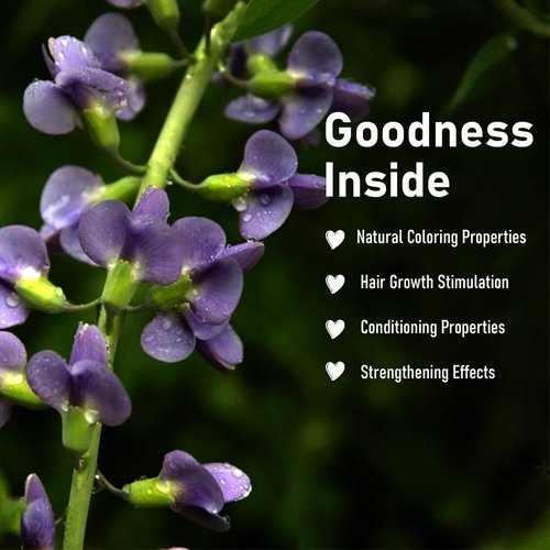 mi nature Indigo Powder 100% Pure Natural Organically Grown Indigo Powder- For HAIR (227g / (1/2 lb) / 8 ounces)