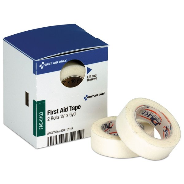 First Aid Only FAE-6103 SmartCompliance Refill Medical Tape for Gauze Pads, 1/2” by 5 Yd (2 Per Box)