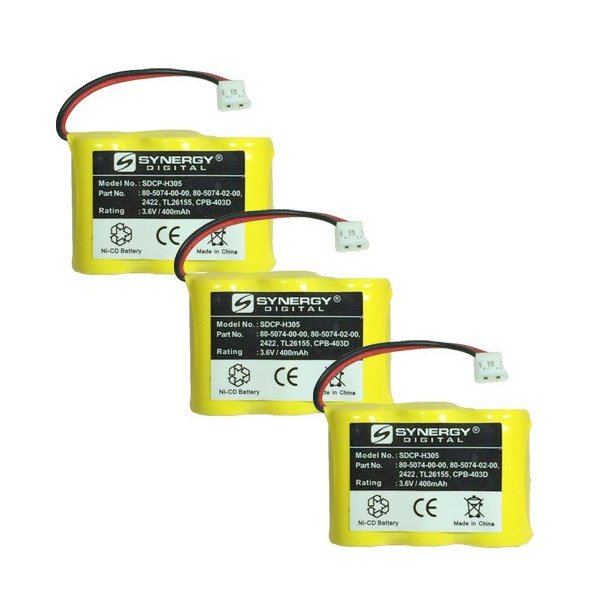 Vtech ia5878 Cordless Phone Battery Combo-Pack Includes: 3 x SDCP-H305 Batteries