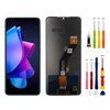 LCD Digital Display Replacement Compatible with Tecno Pop 7 BF6 (Black Without Frame) LCD Display Touch Screen Digitizer Assembly with Repair Tools