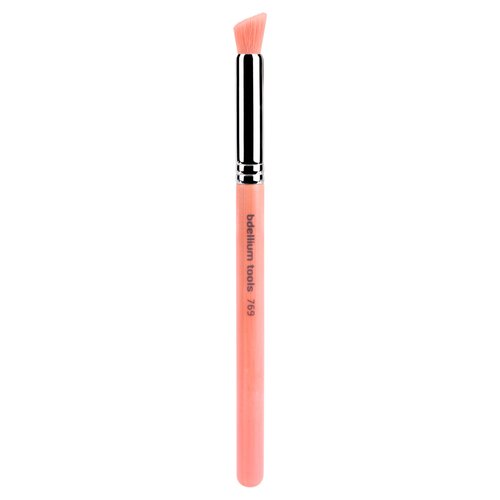 Bdellium Tools Professional Makeup Brush - Pink Bambu Series 769 Angled Contour - With Soft Synthetic Fibers, For Contouring (Pink, 1pc)