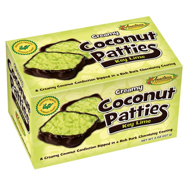 Anastasia 8oz. Key Lime Coconut Patties
