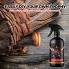 QIFEISHANKA Turkey Fan Mounting Solution, Taxidermy Cleaner & Conditioner for Cleaning Taxidermy Mounts, Taxidermy Supplies