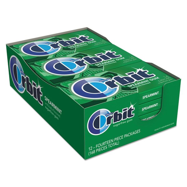 Orbit Sugar Free Spearmint Chewing Gum 14 pc.