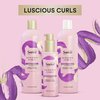 Suave Pink Luscious Curls Shampoo For Luscious Curls Curls Defining Curly Hair Shampoo with Amino Acid Complex 16.5 oz