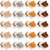 Sosation 20 Pcs Mini Plush Stuffed Puppy Bulk Dog Party Favor Gift Toy Soft Plush Dog for Goodie Bag Fillers Kids Baby Show Birthday Easter Gift Carnival Prize Party Supplies(Stylish Style)