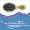 Wet Brush Squirt Detangler Hair Brushes - Jade, Geo - Mini Detangling Brush with Ultra-Soft IntelliFlex Bristles Glide Through Tangles with Ease - Pain-Free Comb for All Hair Types