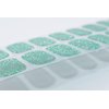 LIFOOST Gel Nail Polish Strips Glitter and Solid Color Full Cured Gel Nail Stickers 20 Extra-Long Gel Manicure Strips (Crystal Diamond Green)