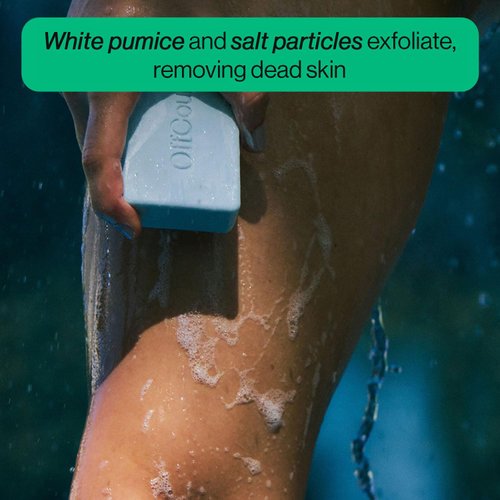 OffCourt Exfoliating Body Soap – Deep Cleansing and Best Exfoliating Soap for Men and Women. Non-Drying Bar.3 Fragrances: Citrus, Fresh Fig Leaves and Sandalwood Scent. (5oz, 3 Pack)