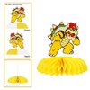 Mario Birthday Party Supplies, 7Pcs Honeycomb Centerpieces for Mario Party Decorations, Double Sided Table Decorations Centerpieces Party Favors