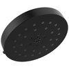 DELTA FAUCET 52488-BL Delta H2Okinetic 4-Setting UltraSoak Shower Head, Matte Black
