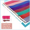 RUNATURE Hot Pink Tape ins Human Hair Extensions Colored Tape in Hair Extensions Human Hair Pink Tape in Extensions Real Human Hair 14 Inch Invisible Seamless Skin Weft 25g 10pcs