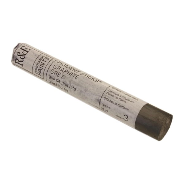 R&F Handmade Paints 2133 Oil Pigment Stick 38ml Graphite Grey