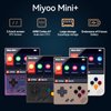 Miyoo Mini Plus Handheld Game Console with Hard Case, 3.5 Inch IPS Screen Retro Video Game Console, Built-in 128G TF Card 15000+ Games & 3000mAh Battery, Support WiFi