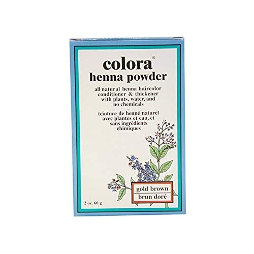 Colora Henna Powder Hair Color Brown, 2 oz (Pack of 4)