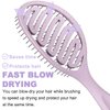 Daily Gard Detangling Brush, Dry and Wet Vented Detangler Hair Brush for Women and Men, Paddle Quick Drying Hairbrush for Wet/Dry/Curly/Thick/Long/Wavy/Damaged Hair, Purple