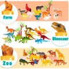 JOYIN 69Pcs Small Animal Figures, Assorted Mini Plastic Animal Toy (Ocean, Zoo, Farm, Dinosaur, Insect), Realistic Tiny Little Animals for Sensory Bin, Christmas Birthday Gifts, Toddler 3+, Kid 3-5