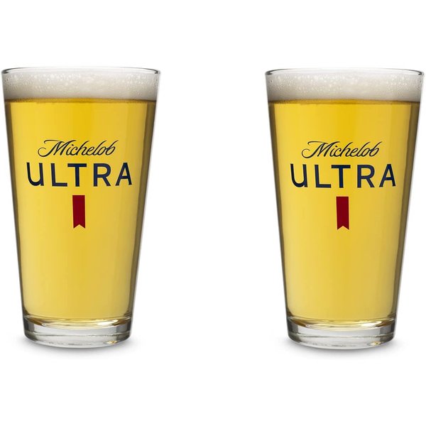 Michelob Ultra 2022 Signature Pint Glasses - Set of 2