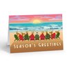 Stonehouse Collection Beach Sunset Christmas Card 18 Cards & 19 Envelopes - Beach Christmas Cards - USA Made (Standard)