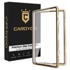 CARDYOO Card Sleeves, Gold Metal Graded Card Case, Premium Slab Protector for PSA Graded Card, with UV & Scratch Resistant Glass, Fit 35pt Size