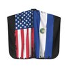 Usa El Salvador Flag Salon Barber Cape - Professional Hairdressing Waterproof Hair Cutting Cape With Adjustable Snap Closure-Haircut Apron For Hair Stylist And Home Use-55''X66''