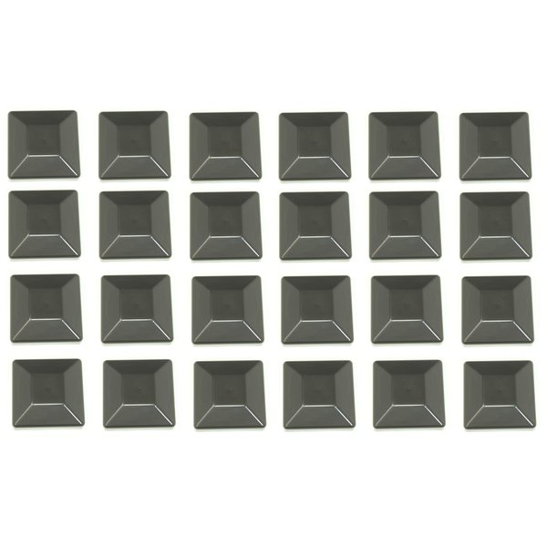JSP Manufacturing Plastic New Fence Post Black Caps 4X4 (3 5/8") Pressure Treated Wood Made in USA MULITPACK Wholesale Bulk Pricing (24)