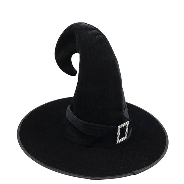 CUMENGLG Witch Hat for Women Halloween Witch Decoration for Halloween Party Carnivals Masquerade Cosplay Costume Accessory