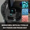 Exterminator’s Choice - Bait Station - Includes 12 Small Bait Station and One Key - Heavy Duty Bait Box for Mice and Other Pests - Durable and Discreet