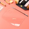 2PCS Acrylic Cosmetic Palette with 2PCS Spatula Tool,Makeup Palette Mixing Tray Apply for Foundation Eye Shadow Lipsticks Nail Art Professional Pigment Blending