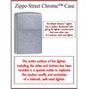 Zippo Personalized Message Engraved on Backside Buck Deer Outdoor Windproof Lighter (Street Chrome Z356)
