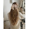 Bow Knot Hair Clips for Women Falling Floral Barrette Bow Hair Clip Boho Metal French Hair Clips for Thick and Fine Hair Cute Hair Accessories