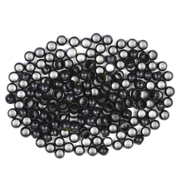 3.0mm 1000 Pcs Nano Beads Micro Links Copper Nano Rings Beads Hair Beads for Hair Extensions (Black)