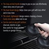 Yukon Glory™ Premium BBQ Grill Brush Easy Grip Double Pad Stainless Steel Cleaner for Gas and Charcoal Grill- Safe for Ceramic, Steel, Cast Iron Grill Grate- Grilling Gifts