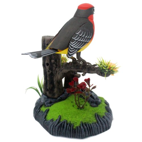 Tipmant Electronic Bird Toys Electric Animal Pets Move Chirp Home Office Decor Decoration Kids Gifts