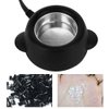 Mini Constant Temperature Hot Pot Hair Extension Glue Melting Pot Lightweight Portable Heat Resistance Wig Glue Melting Stove for Extension Keratin Repair Tool (US)