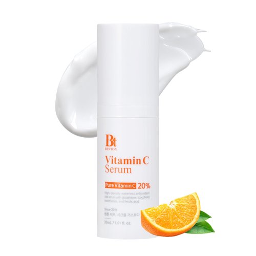 BENTON Vitamin C Serum - Korean Skin Care Serum For Face with 20% Pure Vitamin C | Skin Texture & Elasticity Care Face Moisturizer For All Skin Types(1.01 fl. Oz.)