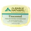 Clearly Natural Glycerine Bar Soap Unscented - 4oz each (2-Pack)