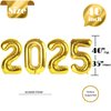 2025 Balloon Numbers - 40 Inch Gold New Years Eve Party Supplies 2025, Nye Decor Party Decorations Happy New Year, New Years Eve Foil Party Balloons
