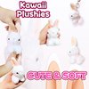 Pink Rabbit Stuffed Animals for Girls, Boys and Adults, Mini Animals Plush Toys Key Chains, Cute Bunny Plushies, Soft Bunny Stuffed Animals for Easter Basket Stuffers