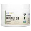 Aura Cacia Certified Organic Unrefined Coconut Oil, Fair Trade Certified | 6.25 fl. oz. | Cocos nucifera
