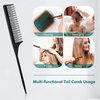 Hair Brush,Hair Brushes for Women Men Kids,Natural Wooden Paddle Detangler Brush and Small Travel Styling Brush Set for Curly Thick Thin Fine Wet Dry Hair Detangling Smoothing Massaging Blowdrying