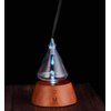 UONE Essential Oil Diffuser for Aroma Nebulizing, Waterless Aromatherapy Nebulizer - with Touch Button, Timer and 7 Color Changing LED lights, No Heat, No Water, No Plastic - Handmade Wood and Glass