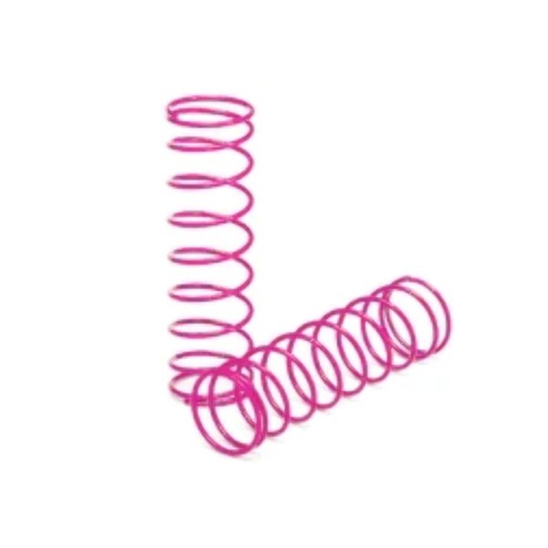 Traxxas 2457P Rear Shock Springs (Pair), Pink