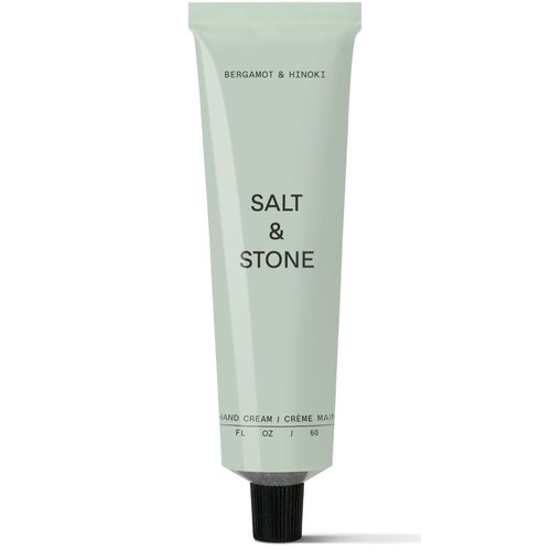 Salt & Stone Hand Cream - Bergamot & Hinoki | Hand Cream for Women & Men | Hydrates, Nourishes & Softens Skin | Restores Dry Cracked Hands | Fast-Absorbing | Cruelty-Free & Vegan (2 fl oz)