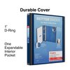 Staples Better 1-Inch D 3-Ring View Binder, Blue