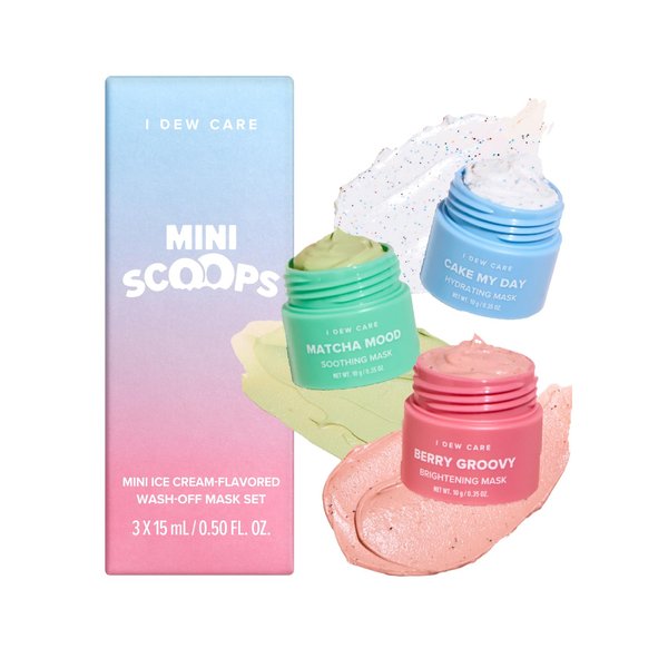 I DEW CARE Wash Off Face Mask - Cake My Day | Hydrating, Refreshing for Dry Skin with Hyaluronic Acid, Korean Face Mask Skin Care for Face, 3.38 Oz
